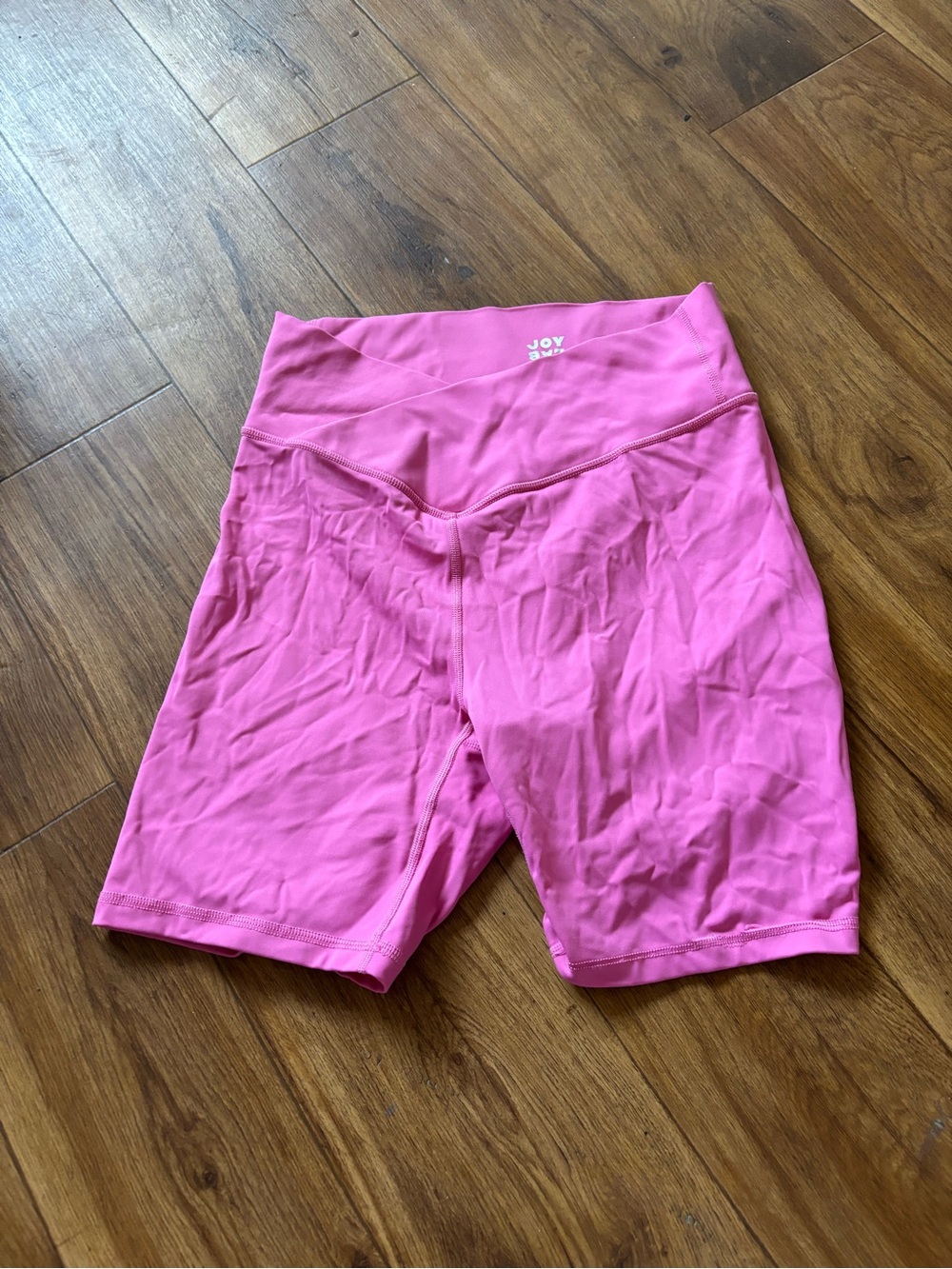 JoyLab Hot Pink High-Rise Bike Shorts